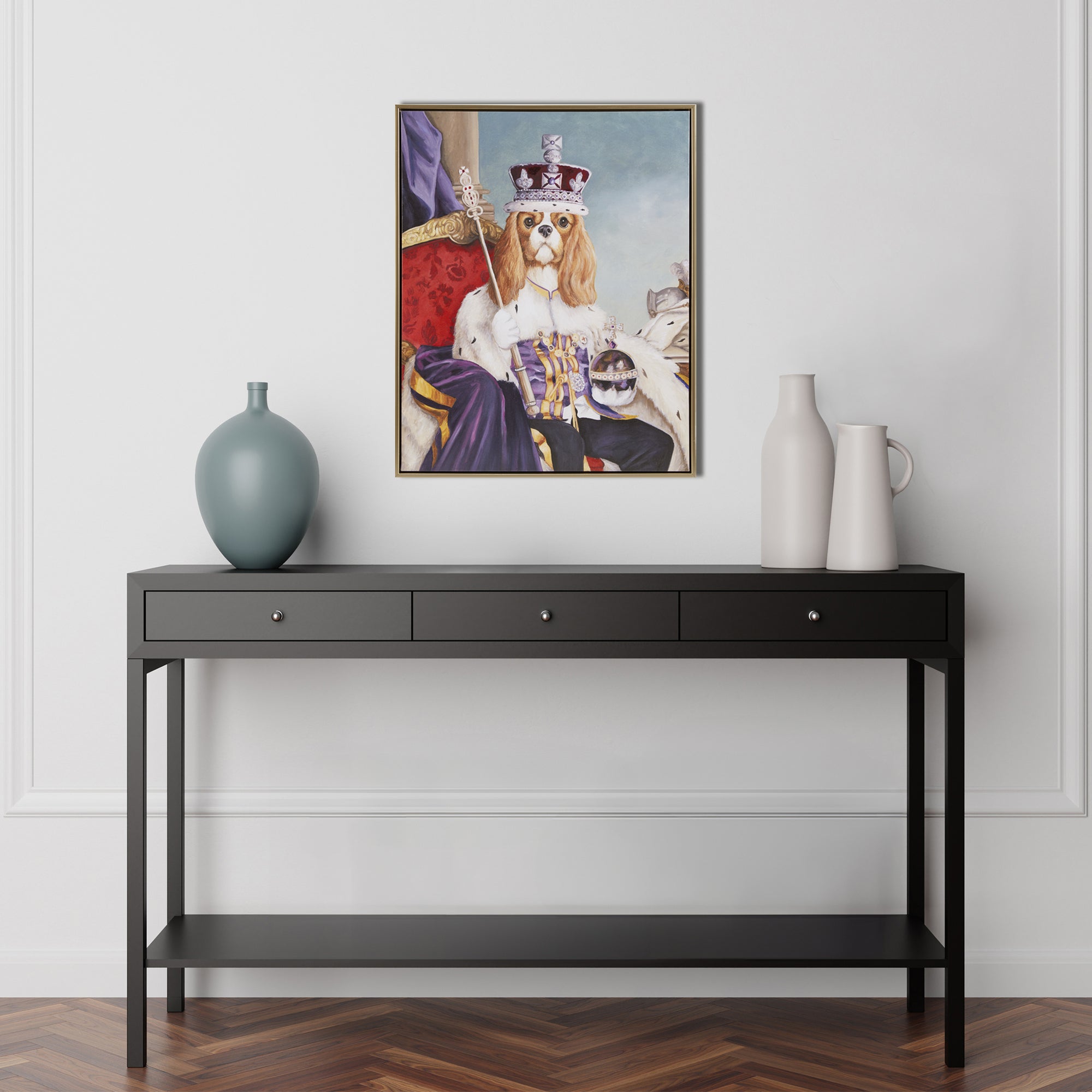 king charles-16.5"w x 20.5"h x 1.25"d 15.75"w x 19.75"h