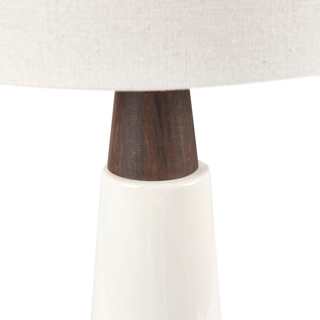 white base/cream shade-12"dia x 25"h 5.5"dia x 15"h 12"dia x 9"h 1.5"dia x 2.5"h 60"