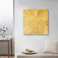 gold-30"w x 30"h x 1.25"d
