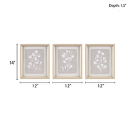 beige-12"w x 14"h x1.5"d (3) 10.61"w x 12.61"h
