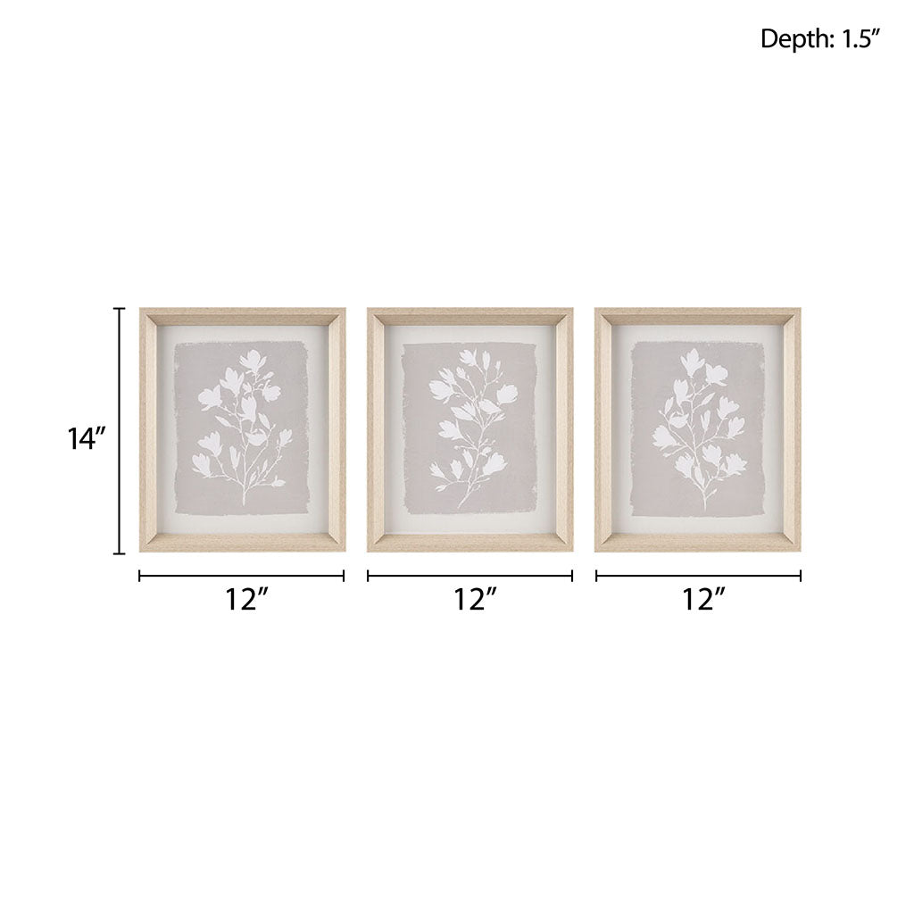 beige-12"w x 14"h x1.5"d (3) 10.61"w x 12.61"h