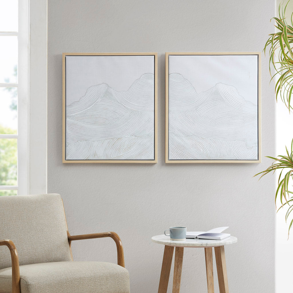 ivory-23.5"w x 27.5"h x 1.5"d (2) 22"w x 25.75"h