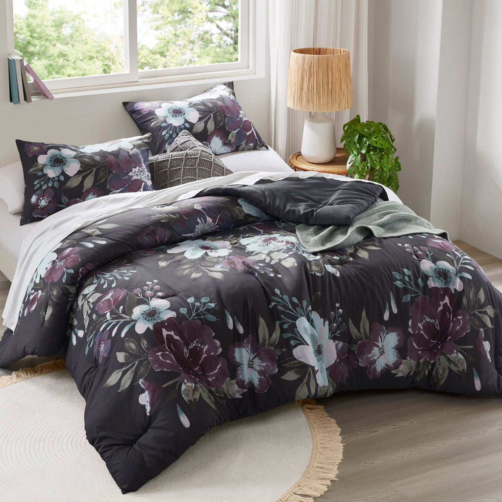 dark grey/plum-full/queen,dark grey/plum-king/cal king