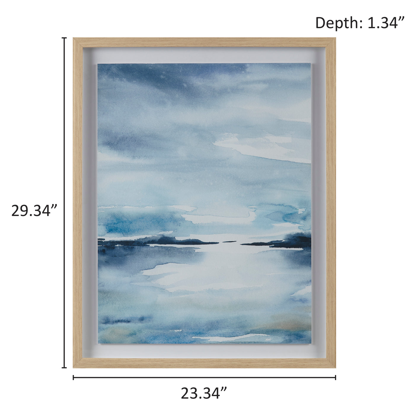 blue-23.34"w x 29.34"h x 1.34"d 22"w x 28"h