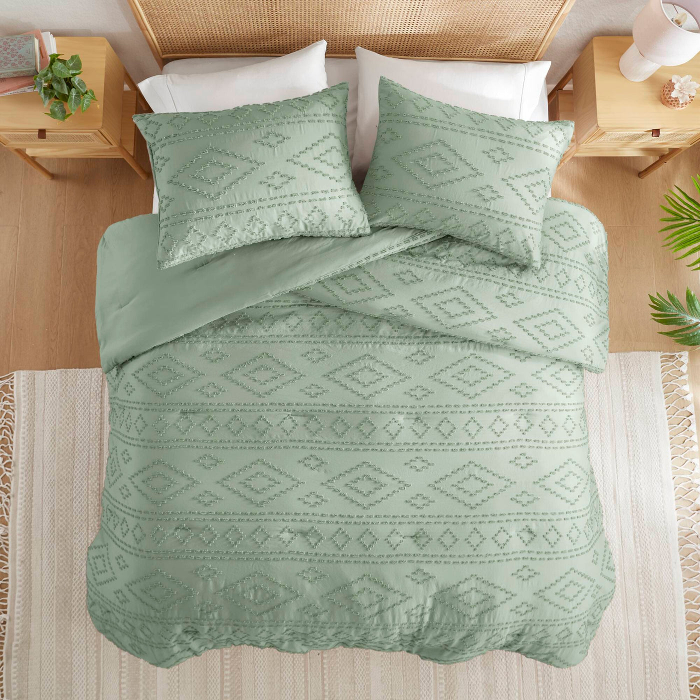 sage green-twin/twin xl,sage green-full/queen,sage green-king/cal king