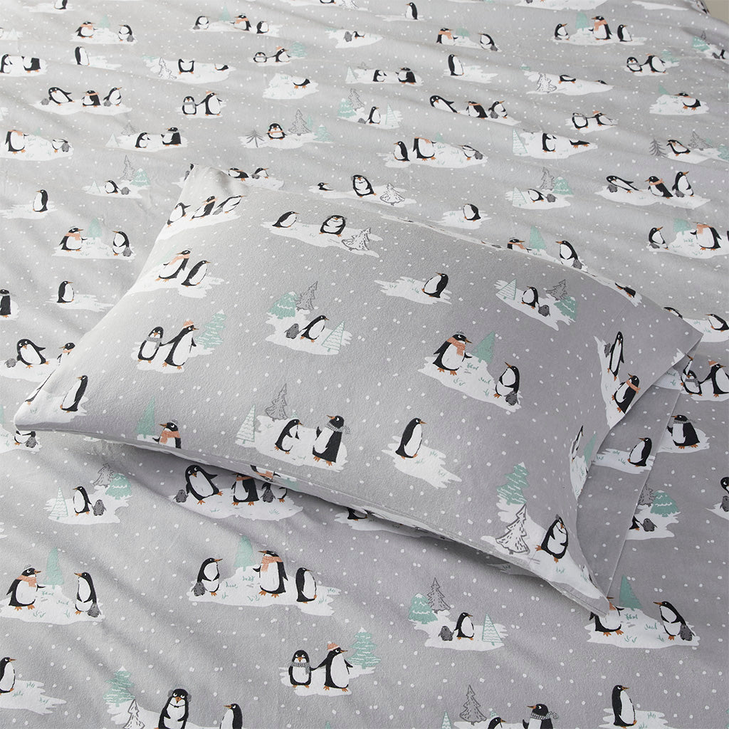grey penguins-cal king,grey penguins-queen,grey penguins-full,grey penguins-king,grey penguins-twin,grey penguins-twin xl