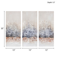 blush/grey-15"w x 35"h x 1.5"d (3)