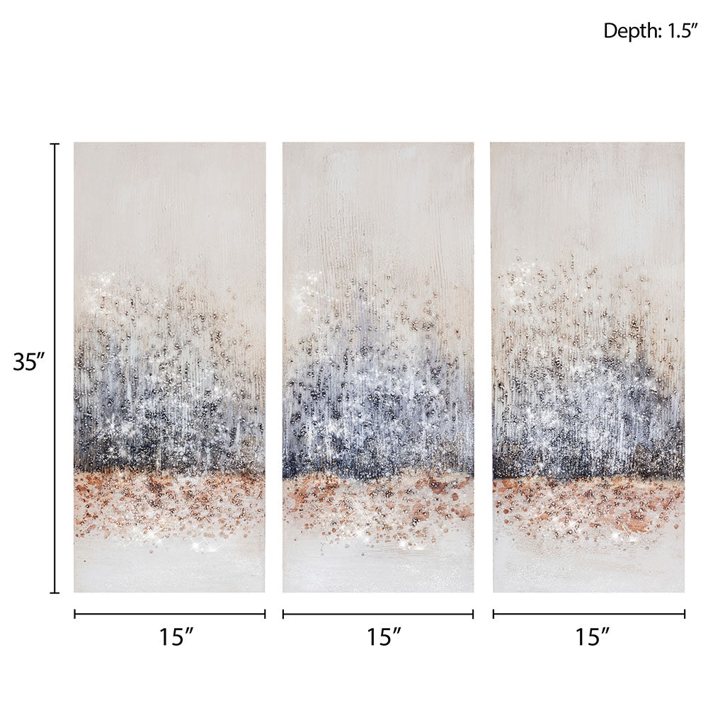 blush/grey-15"w x 35"h x 1.5"d (3)