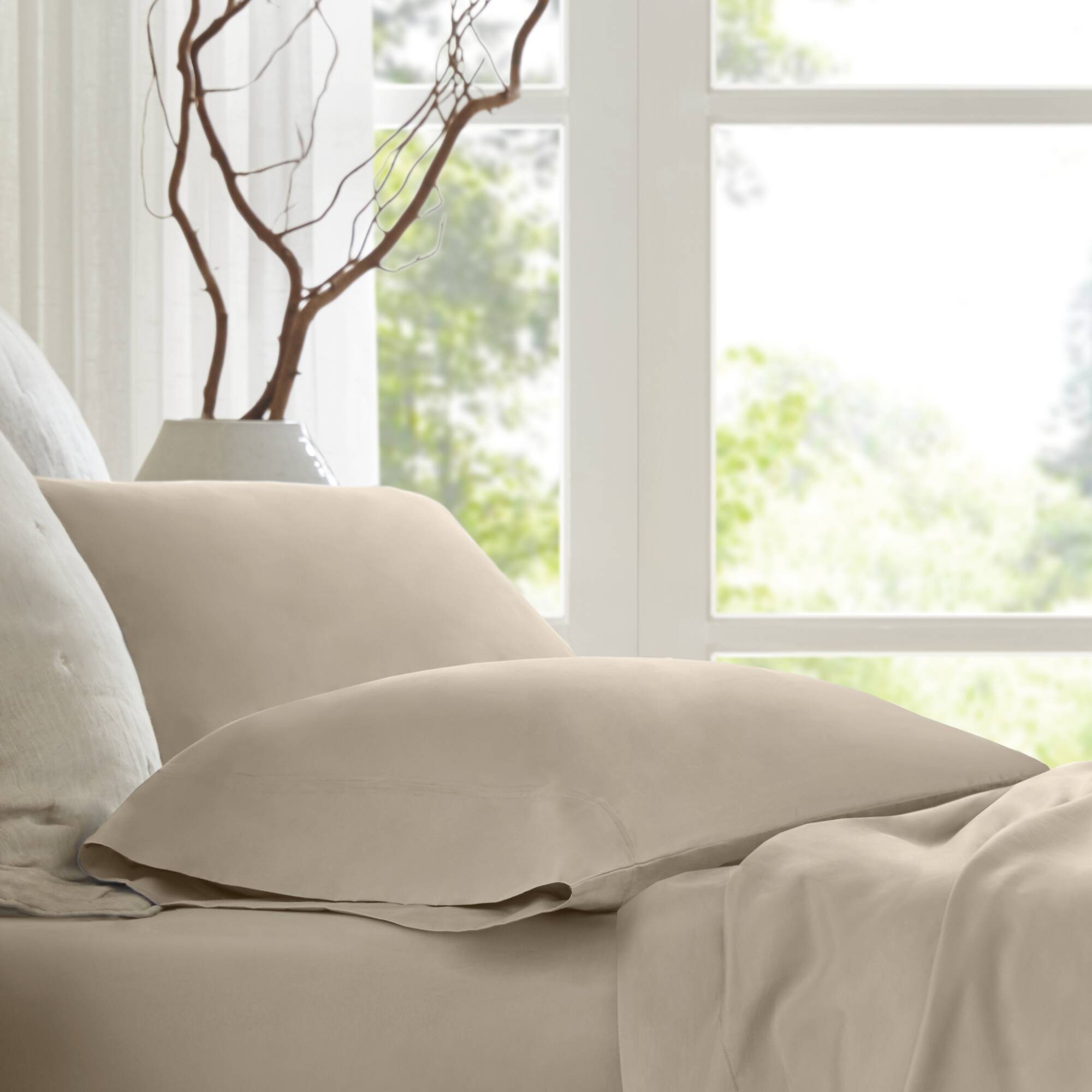 linen-standard sham,linen-king sham