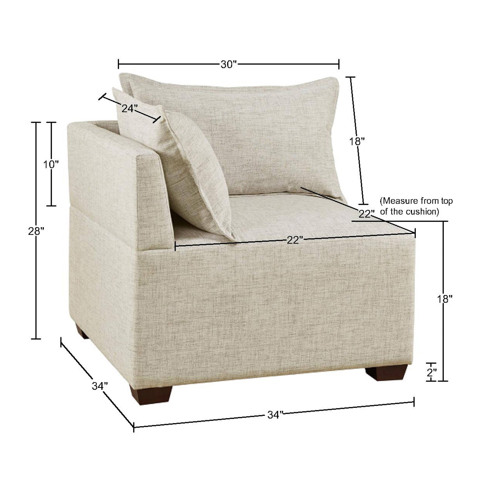 linen-corner chair,linen-armless chair,linen-ottoman