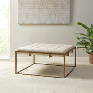 ivory-35"w x 35"d x 18"h 4"t 16.25"h 13.25" 300lbs