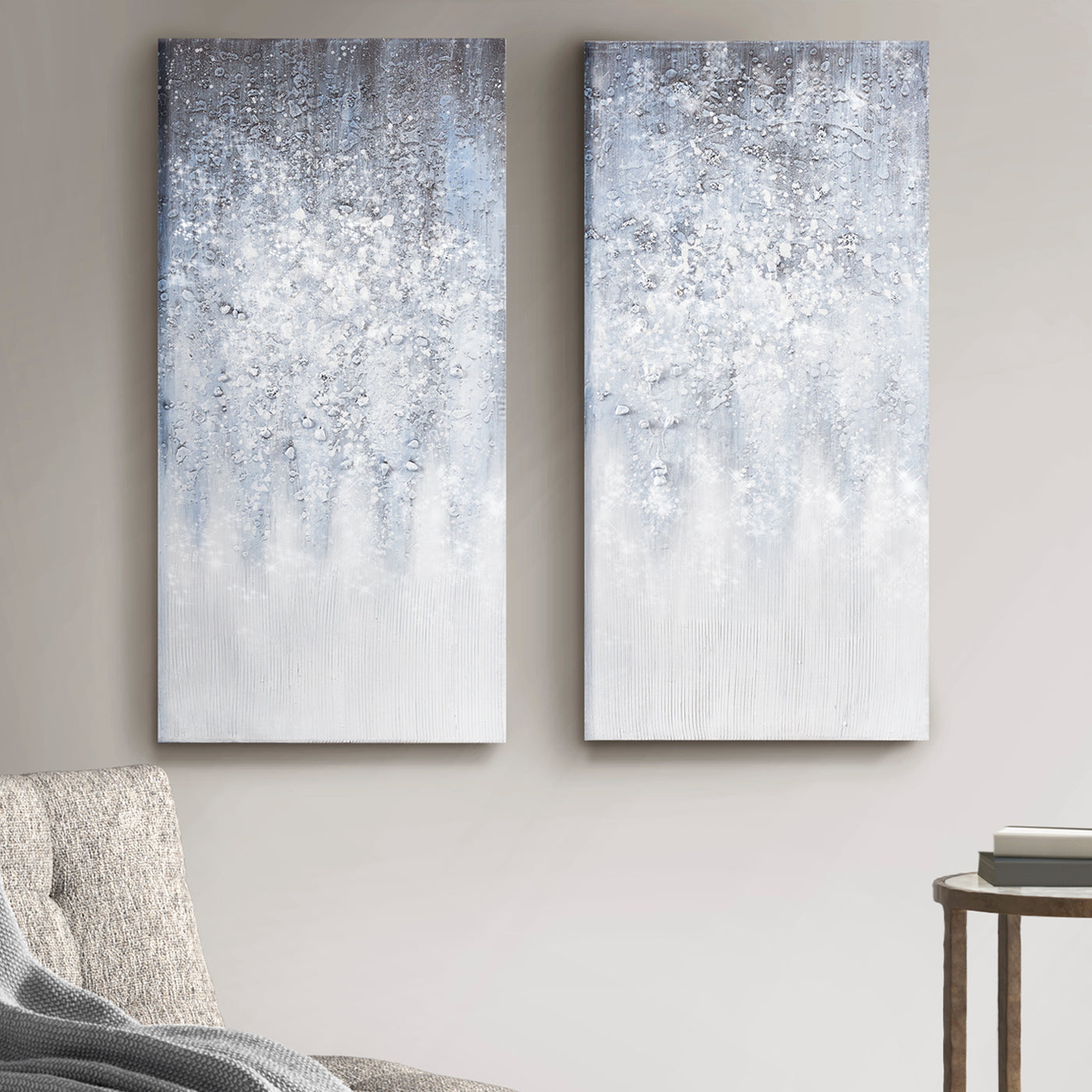 blue/white-15"w x 30"h x 1.5"d (2)