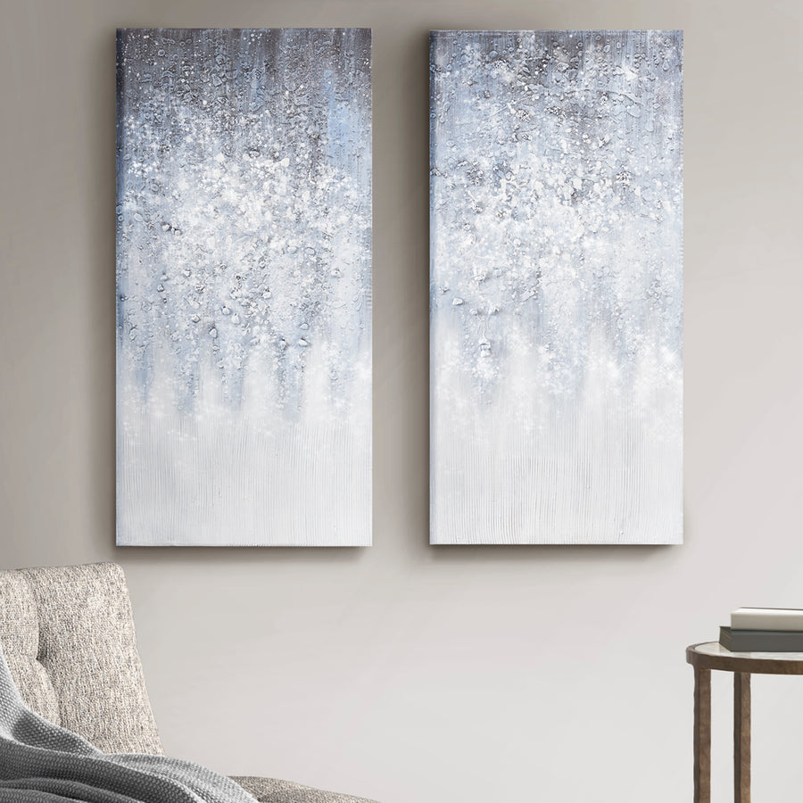 blue/white-15"w x 30"h x 1.5"d (2)