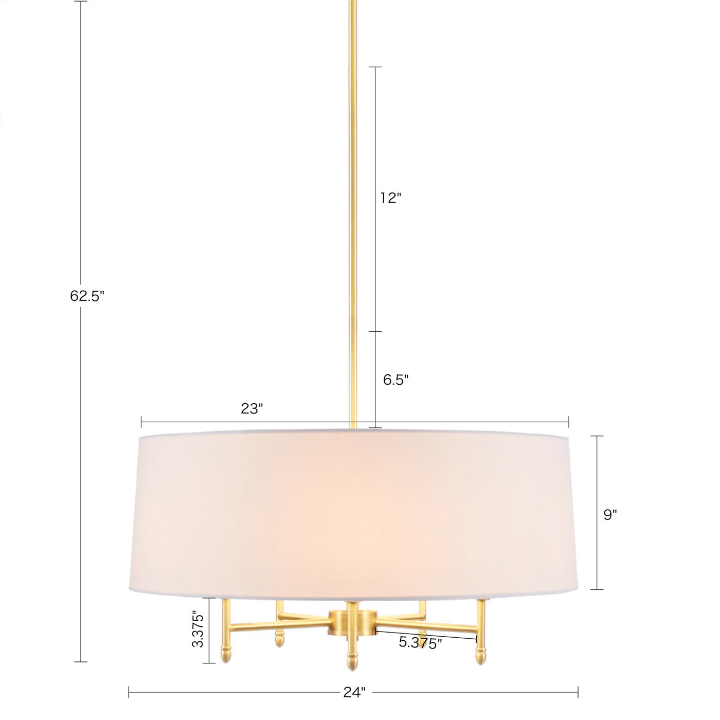 gold/white-24"dia x 62.5"h 13.75"dia x 11.25"h 23"dia x 24"dia x 8.25"h 1"dia x 2"h 4.75"dia x 0.75"h,gold/white-24"dia x 62.5"h 13.75"dia x 11.25"h 23"dia x 24"dia x 9"h 1"dia x 2"h 4.75"dia x 0.75"h