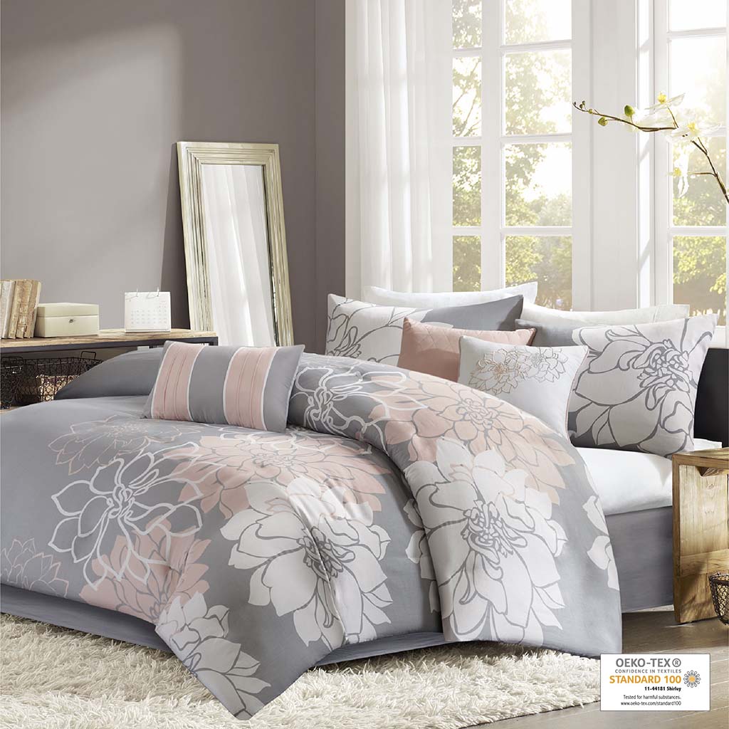 grey/peach-queen,grey/peach-king,grey/peach-cal king,grey/peach-twin/twin xl