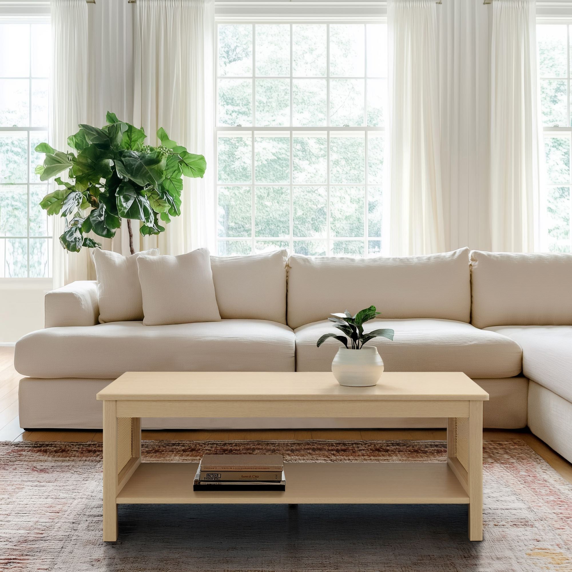 natural-41.5"w x 21.75"d x 16"h