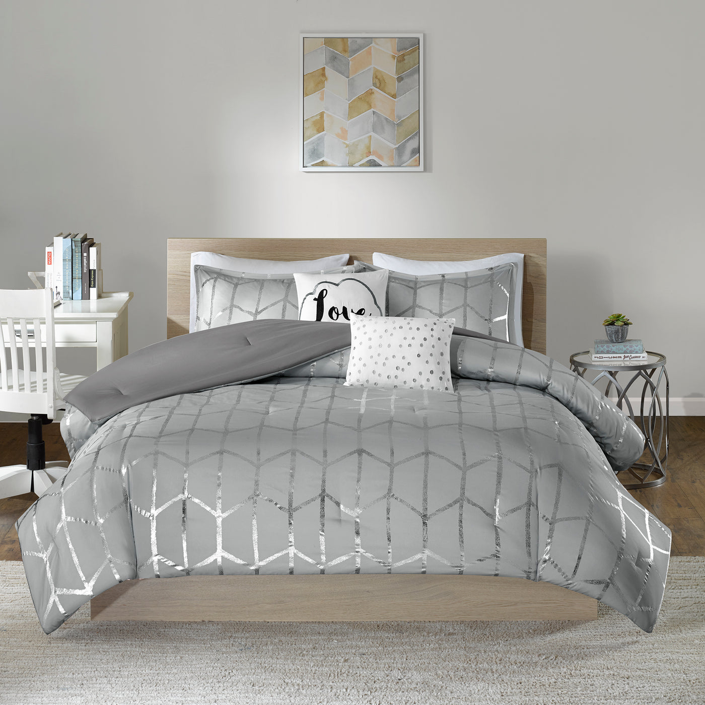 grey/silver-full/queen,grey/silver-king/cal king,grey/silver-twin/twin xl