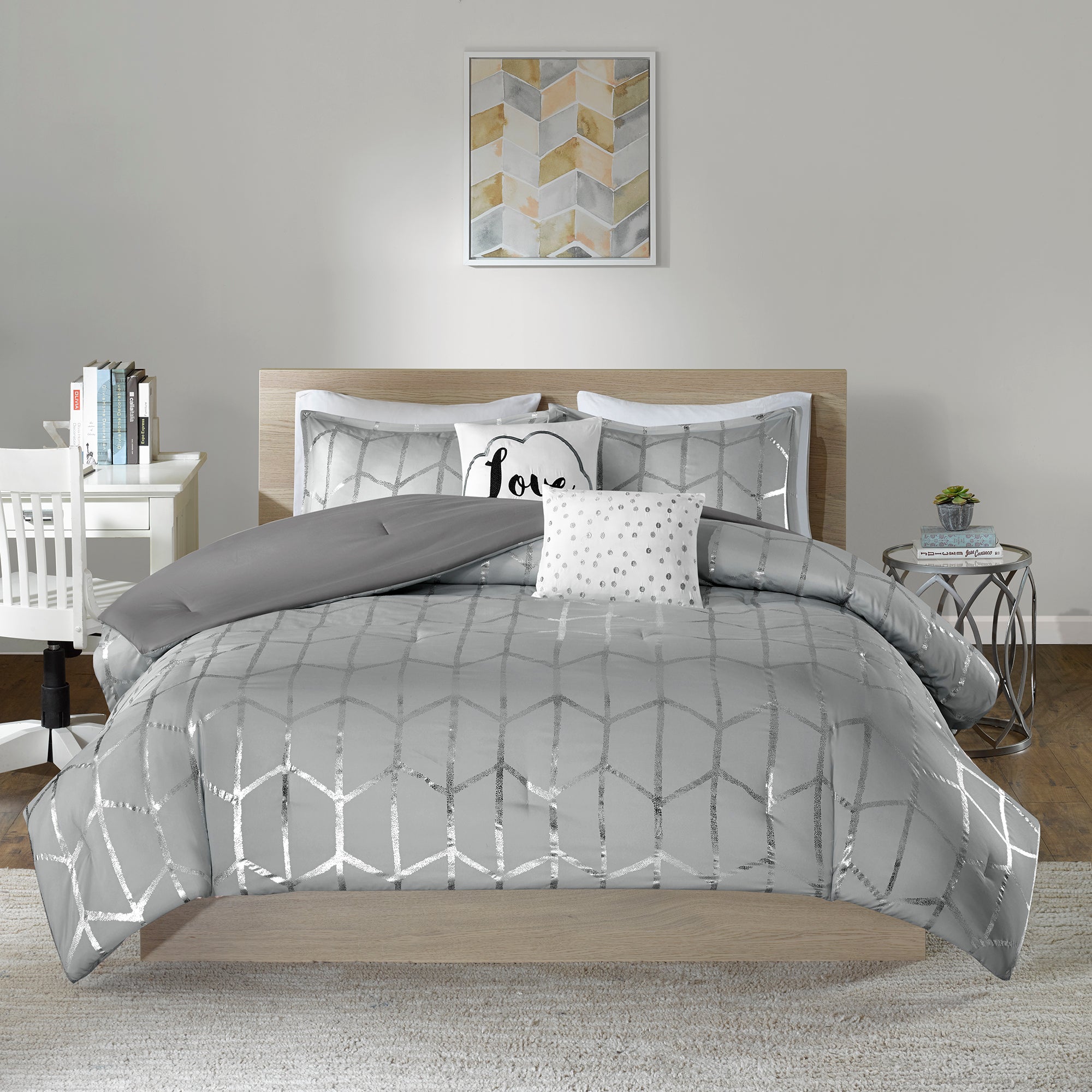 grey/silver-full/queen,grey/silver-king/cal king,grey/silver-twin/twin xl