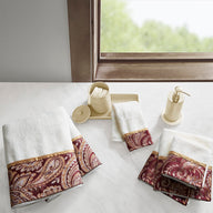 burgundy-27"w x 52"l (2) 16"w x 28"l (2) 12"w x 18"l (2)