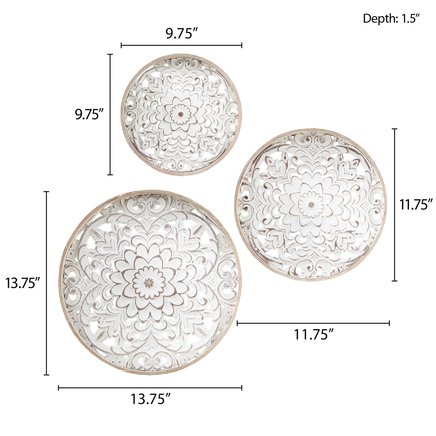 natural/white-dia 13.75" x 1.5"d dia 11.75" x 1.5"d dia 9.75" x 1.5"d