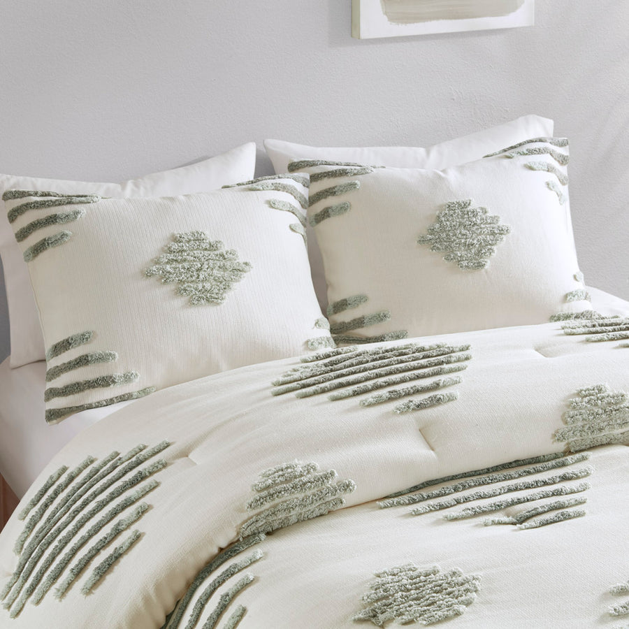 green/ivory-full/queen,green/ivory-king/cal king