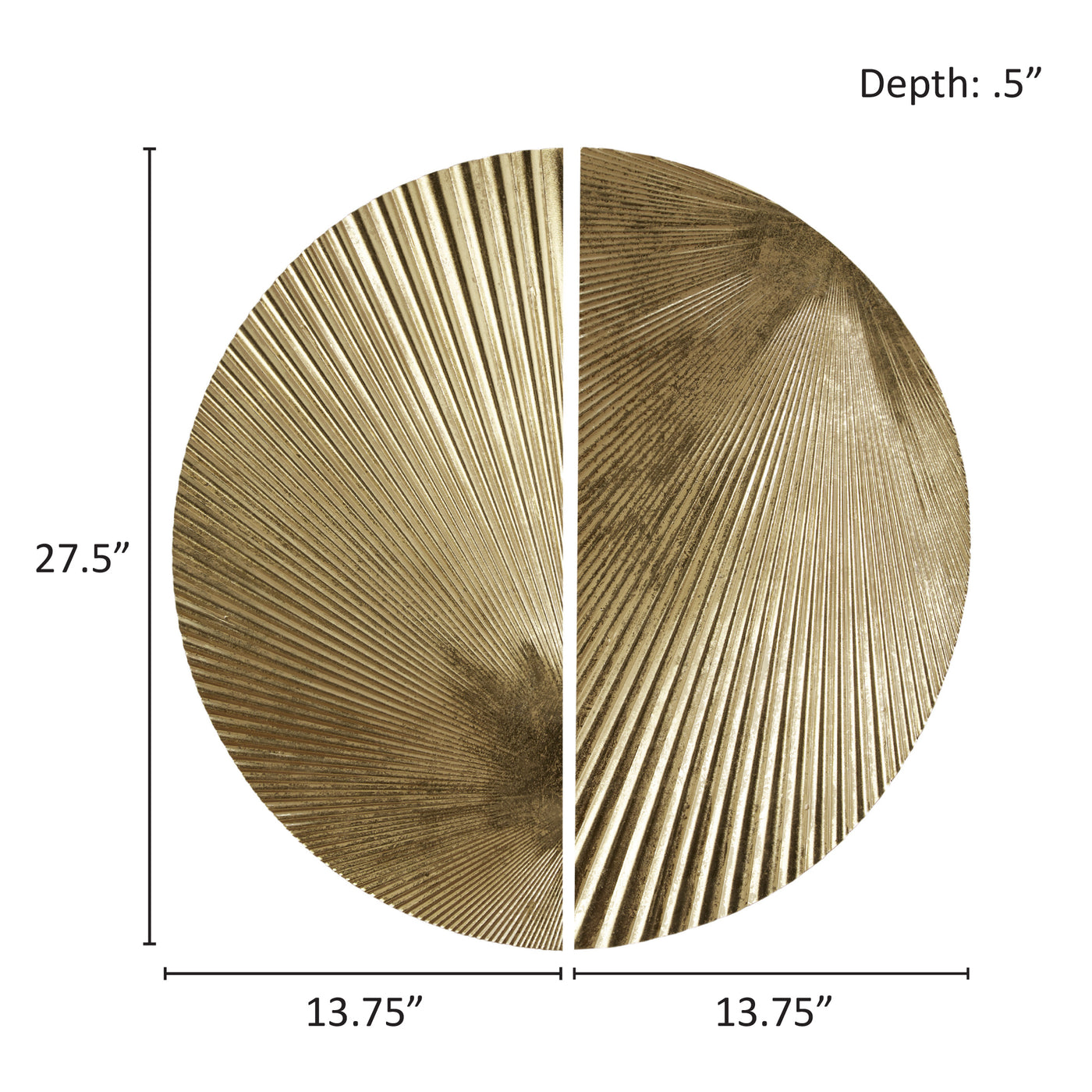 gold-13.75"w x 27.50"h x 0.50"d (2)