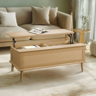 natural-42"w x 21.5"d x 17~22.5"h