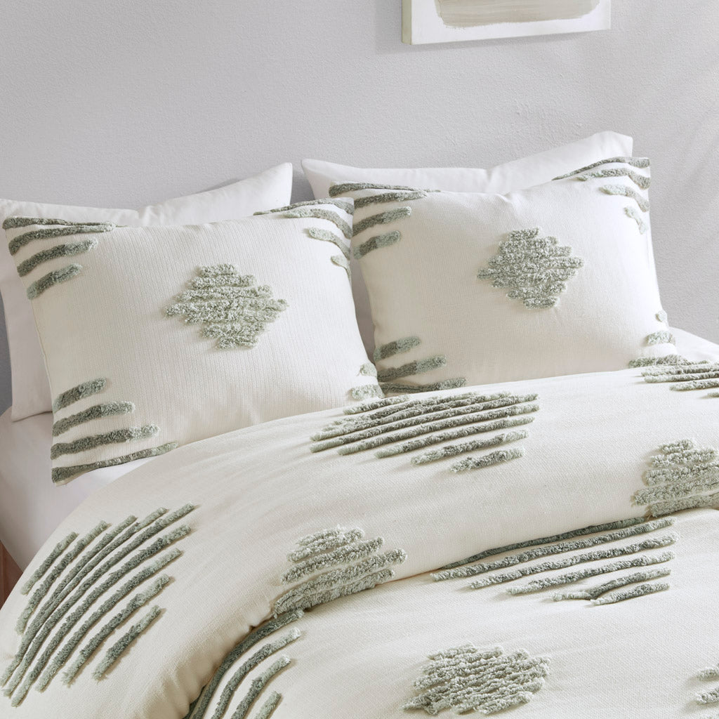 green/ivory-full/queen,green/ivory-king/cal king