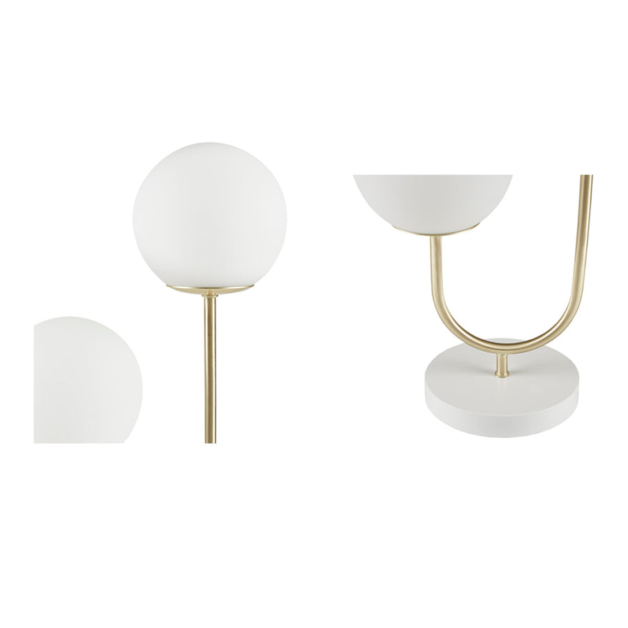 gold/white-11.5"w x 6.25"d x 20"h dia. 6.25" x 1"h dia. 6" x 6"h 60"