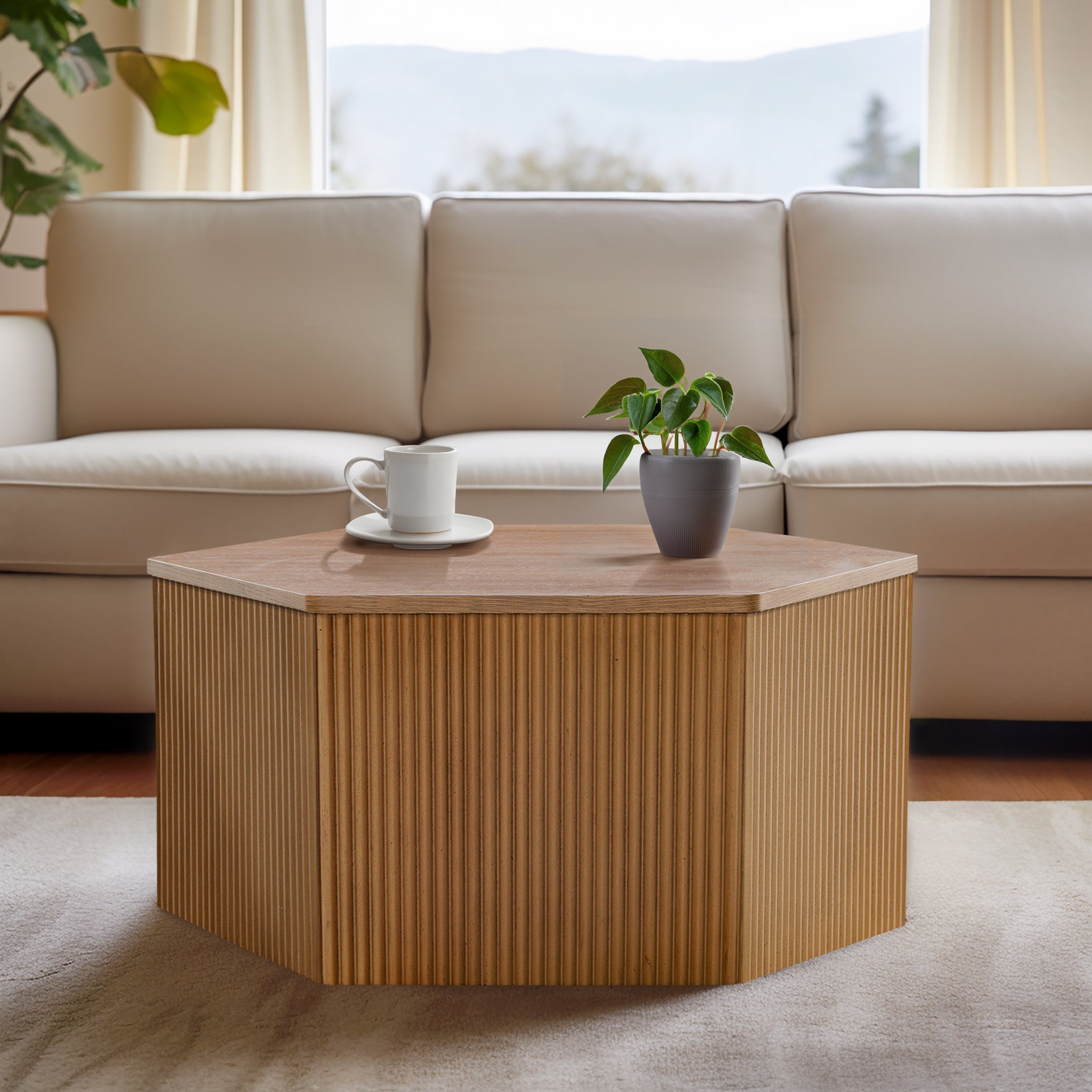 natural-34"w x 29.5"d x 17"h 85lbs