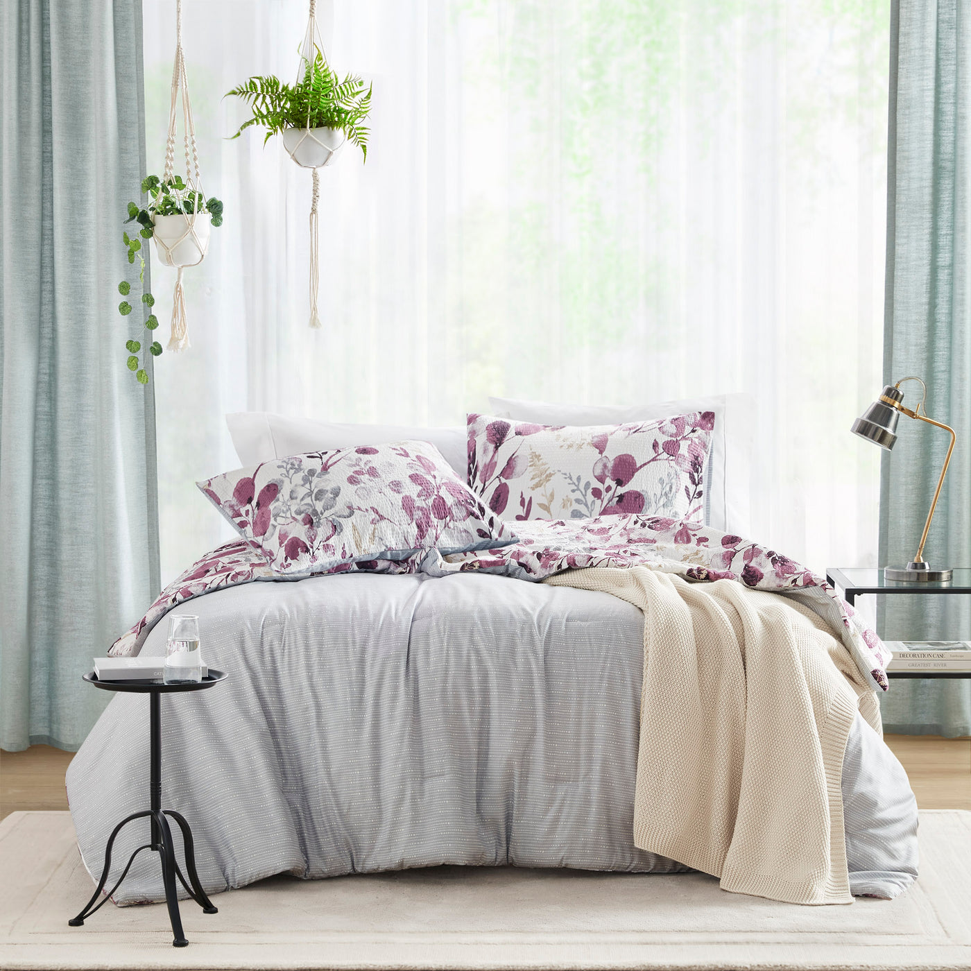 plum/grey-twin/twin xl,plum/grey-full/queen,plum/grey-king/cal king
