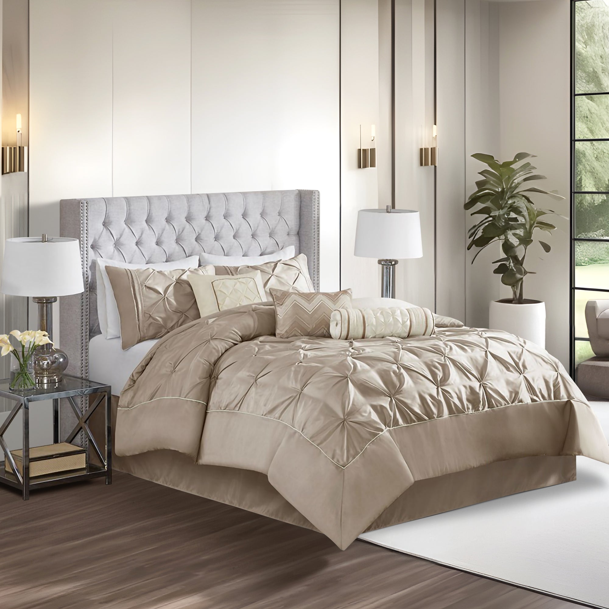 taupe-queen,taupe-king,taupe-cal king,taupe-full