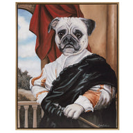 captain pug-16.5"w x 20.5"h x 1.25"d 15.75"w x 19.75"h