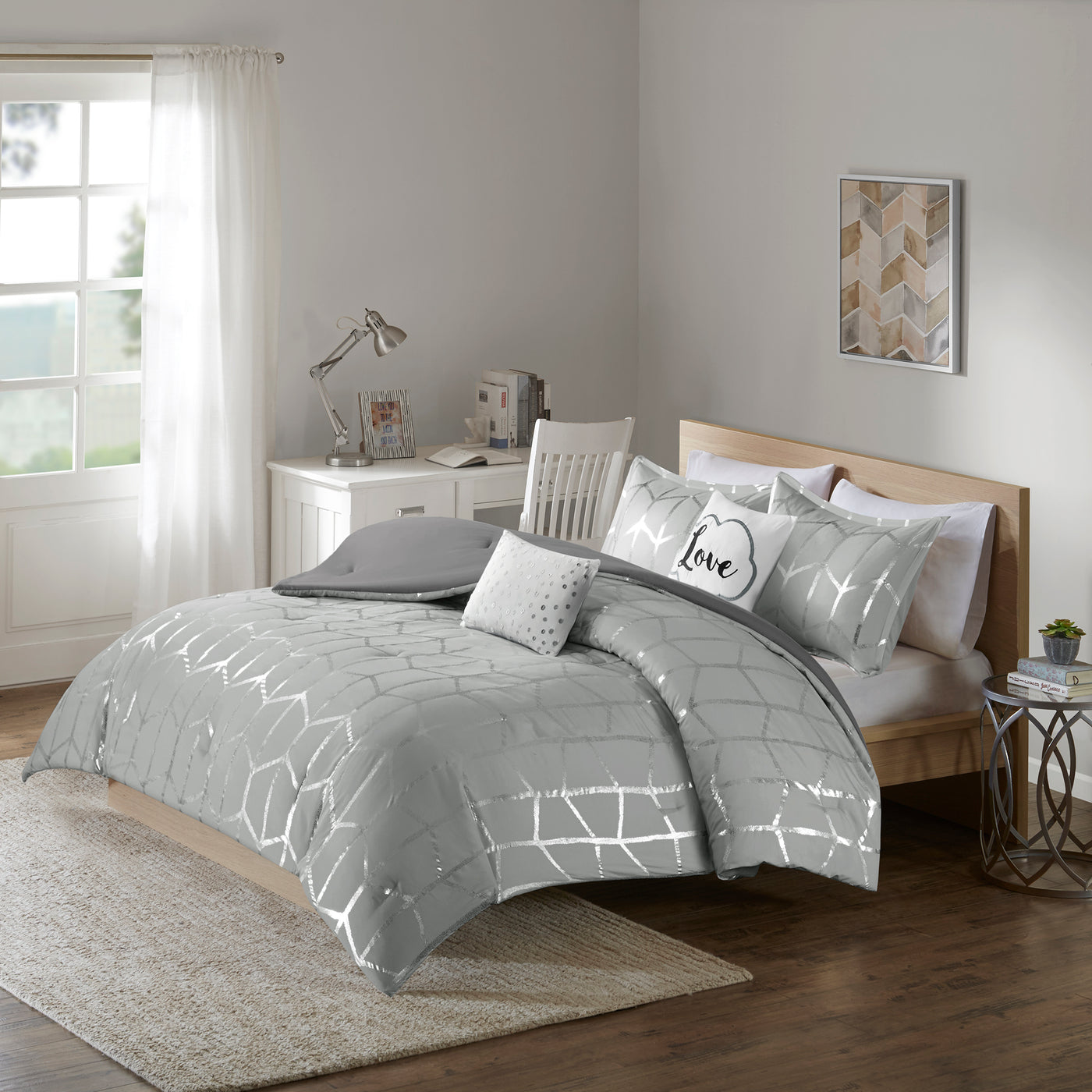 grey/silver-full/queen,grey/silver-king/cal king,grey/silver-twin/twin xl