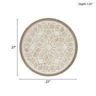 natural/white-dia 27"x 1.25"d