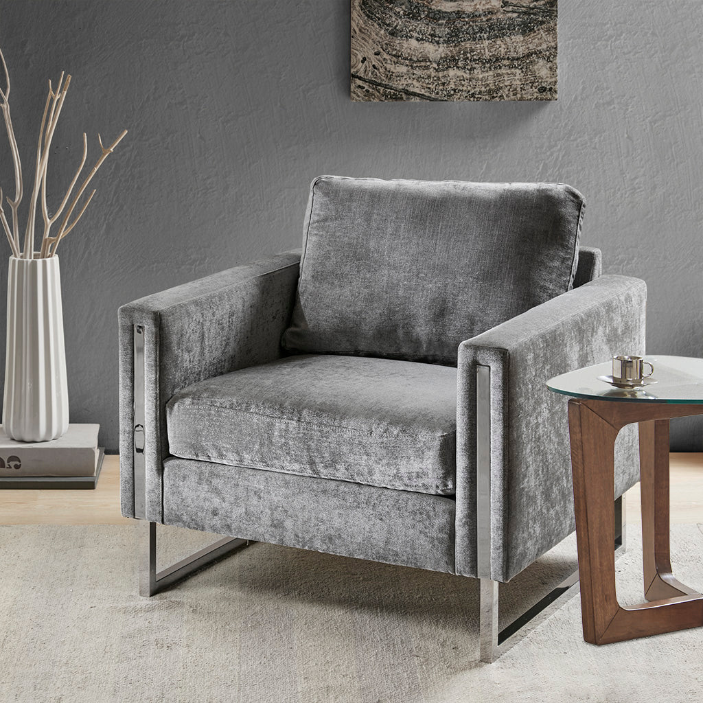 grey-33"w x 31"d x 30.5"h 24"w x 21"(25.5" not including back cushion)d x 17.5"h 6" 24"w x 24"h 24.25"w x 13"h 1"w x 1"h 1"w x 1"h 6.5"h 300 lbs