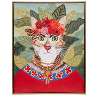 bohemian cat-16.5"w x 20.5"h x 1.25"d 15.75"w x 19.75"h