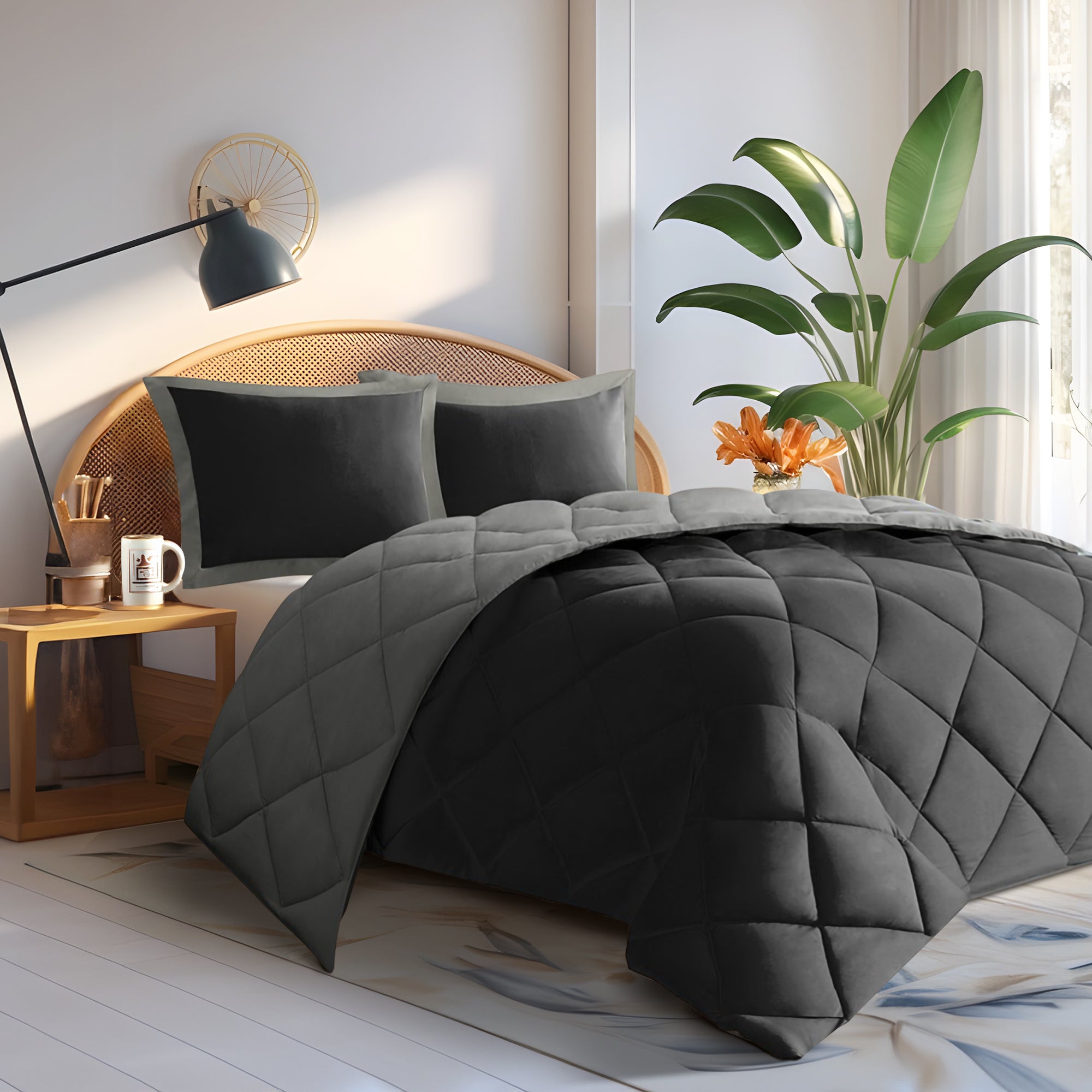 black/grey-twin/twin xl,black/grey-full/queen,black/grey-king