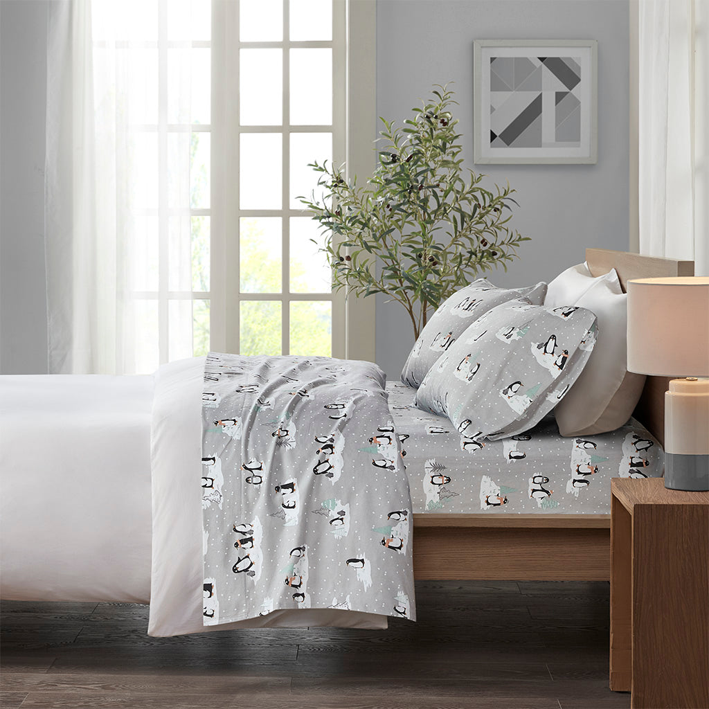 grey penguins-cal king,grey penguins-queen,grey penguins-full,grey penguins-king,grey penguins-twin,grey penguins-twin xl