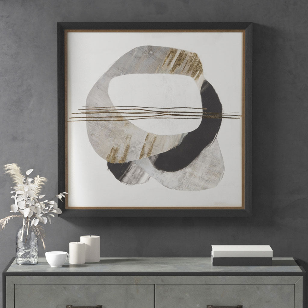 black-29.5"w x 29.5"h x 2"d