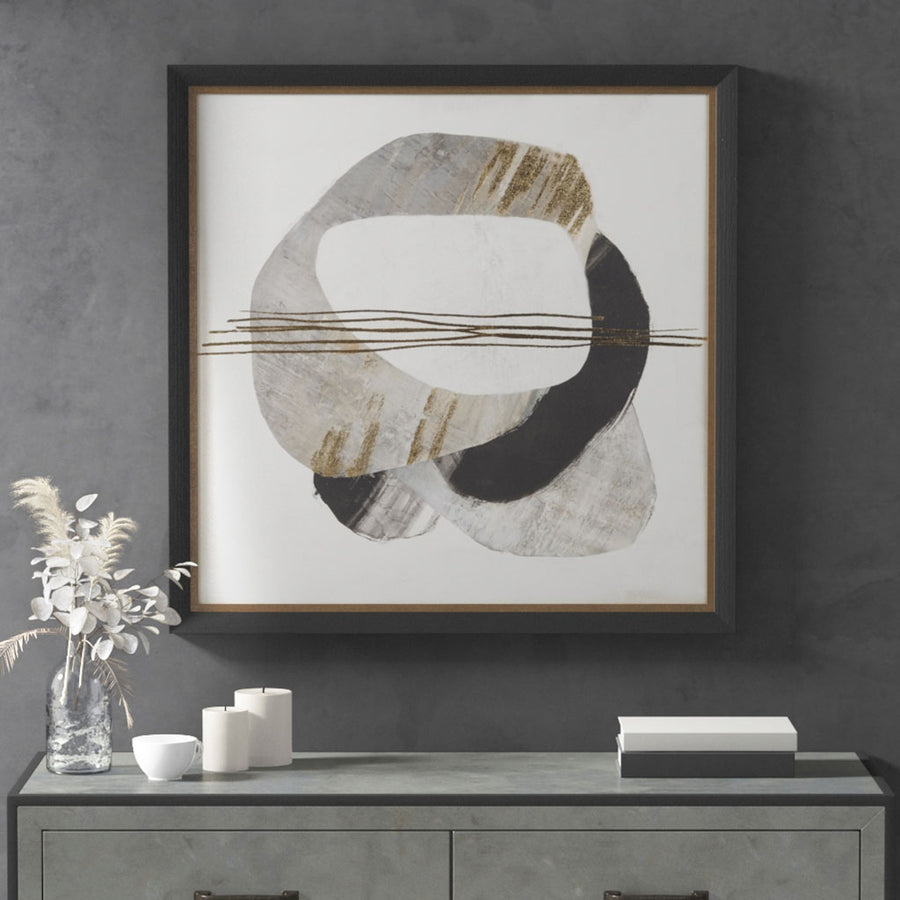 black-29.5"w x 29.5"h x 2"d
