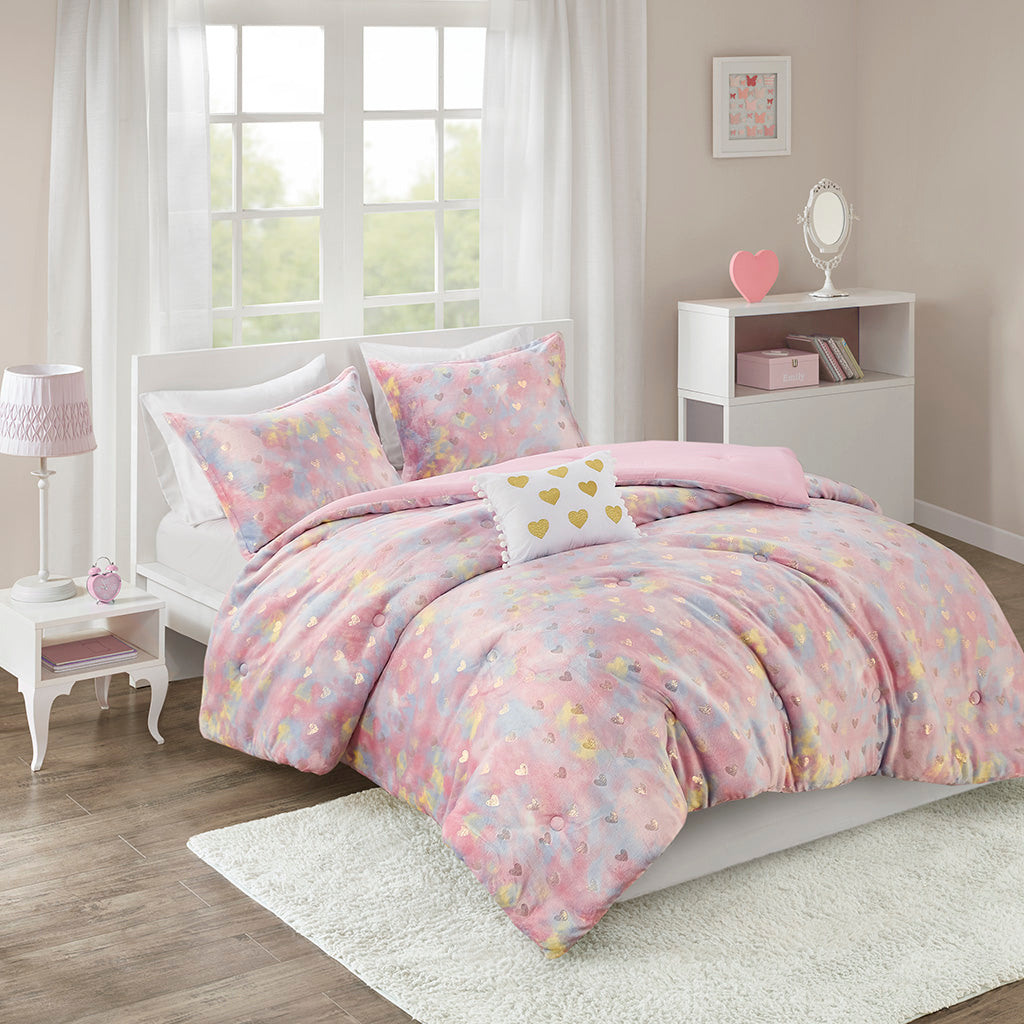 pink multi/gold-twin/twin xl,pink multi/gold-full/queen
