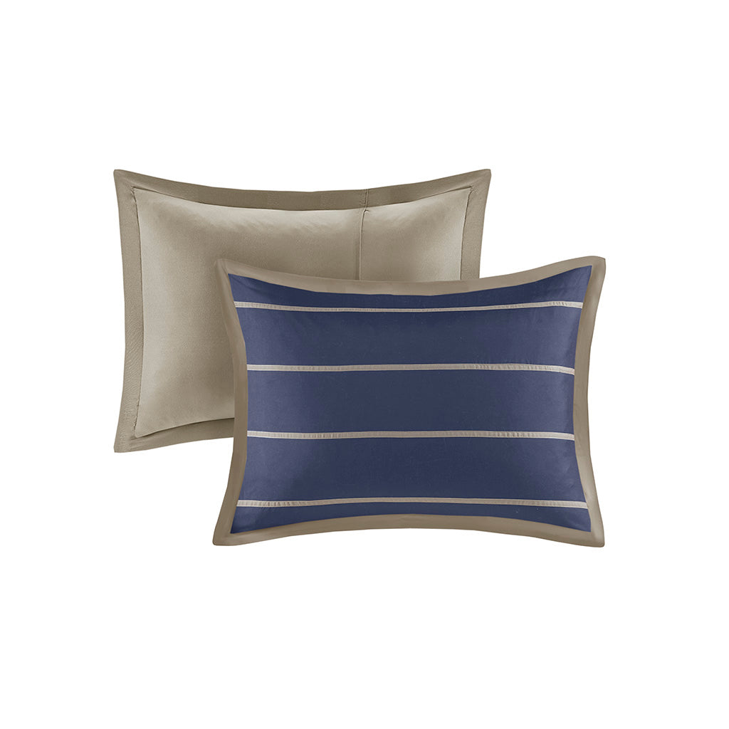 khaki/navy-twin/twin xl,khaki/navy-full/queen,khaki/navy-king/cal king
