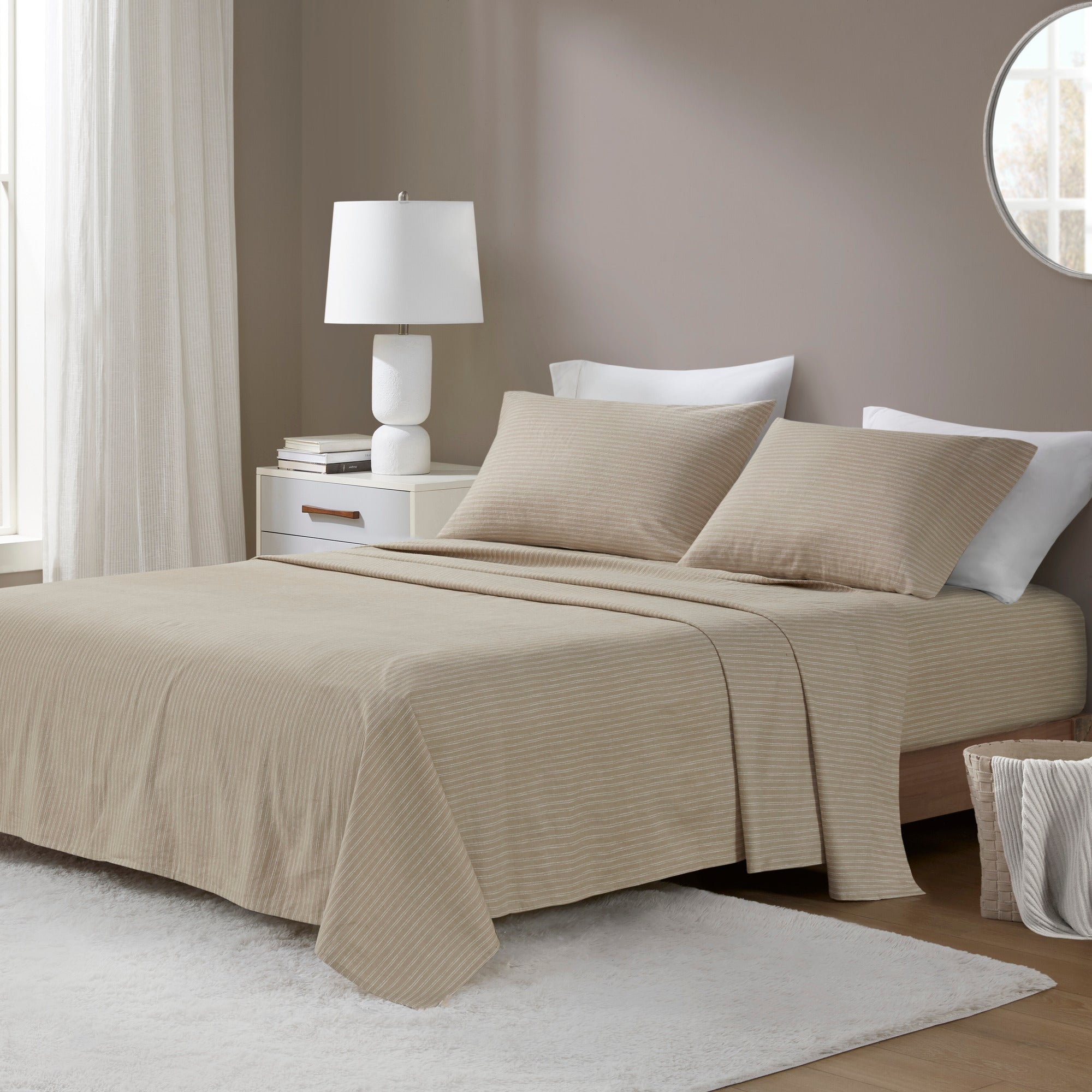 beige/white stripes-cal king,beige/white stripes-queen,beige/white stripes-full,beige/white stripes-king,beige/white stripes-twin,beige/white stripes-twin xl