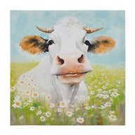 cow/green-16"w x 16"h x 1"d