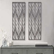 reclaimed grey-12"w x 36"h x 1"d (2)