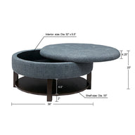 denim/brown-dia 36" x 20"h dia 36" x 20"h 4.25" 2"w x 2"d x 2"h dia. 33" x 0.75"t 6.5" 20" 32" dia 32" x 5.5"h 300lbs,denim/brown-dia 36" x 20"h dia 36" x 20"h 4.25" 2"w x 2"d x 2"h dia. 33” x 0.75"t 6.5" 20" 32" dia 32" x 5.5"h 300lbs