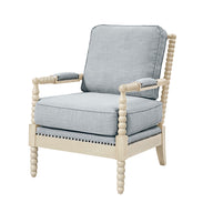 light blue/antique cream-25.5"w x 32"d x 35.75"h 300lbs