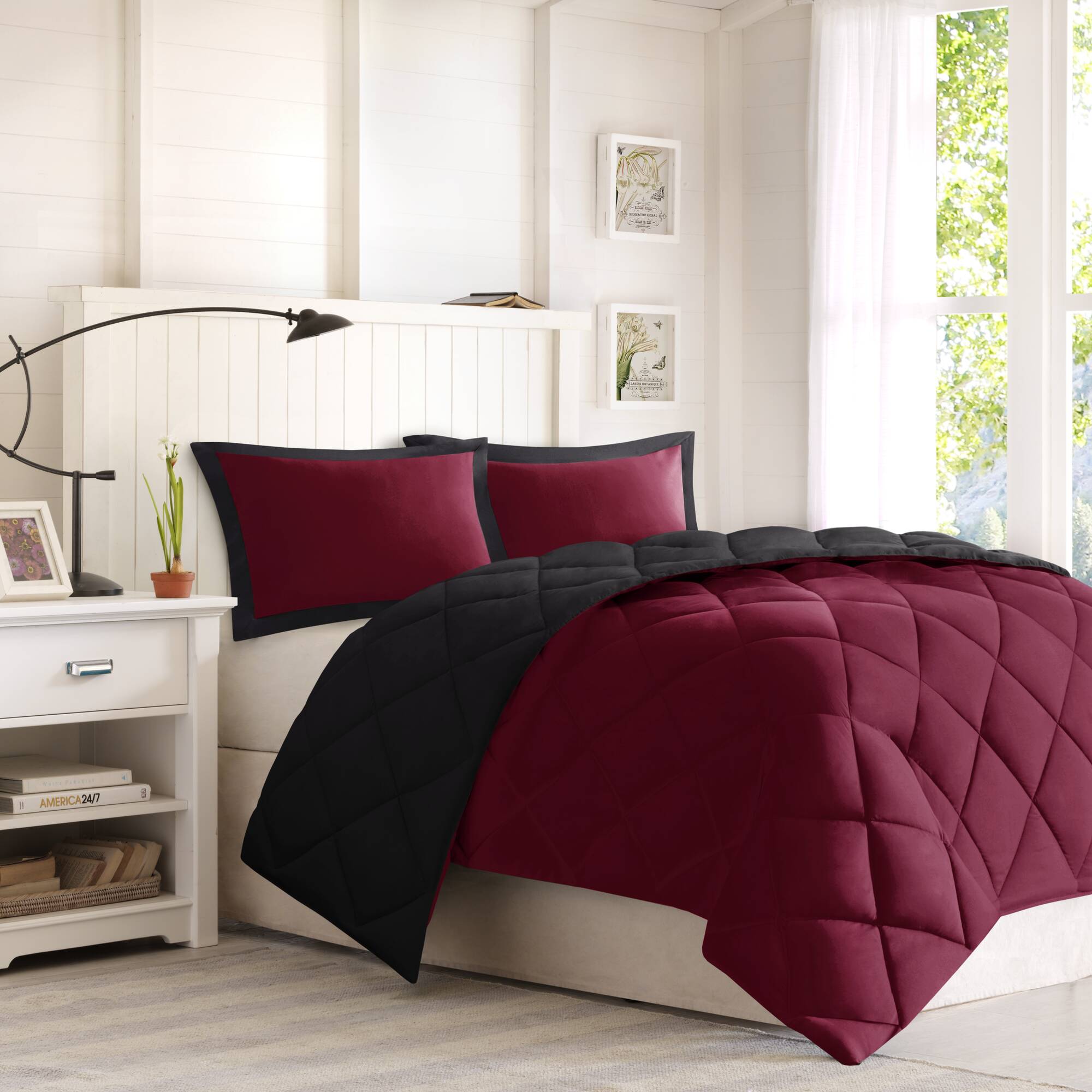 red/black-twin/twin xl,red/black-full/queen,red/black-king,red/black-king/cal king