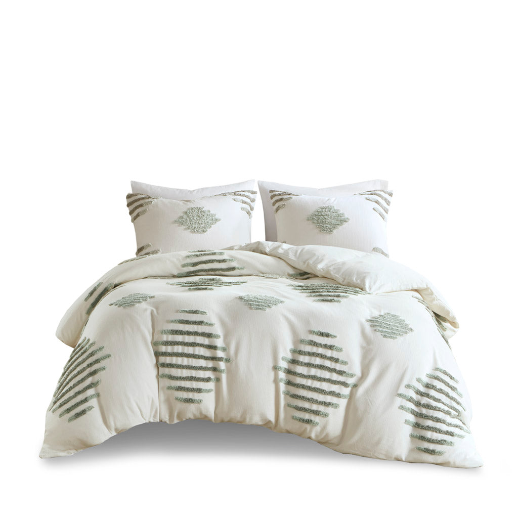 green/ivory-full/queen,green/ivory-king/cal king